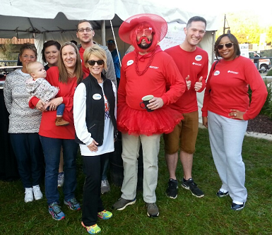 Several MedCost employees at the 2016 Heart Walk